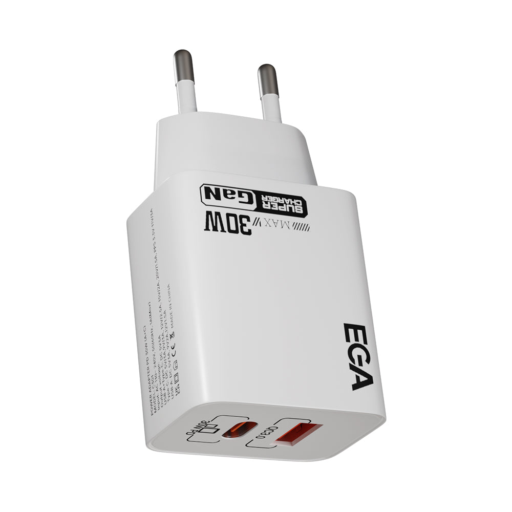 C301 30W PD dual port fast charger