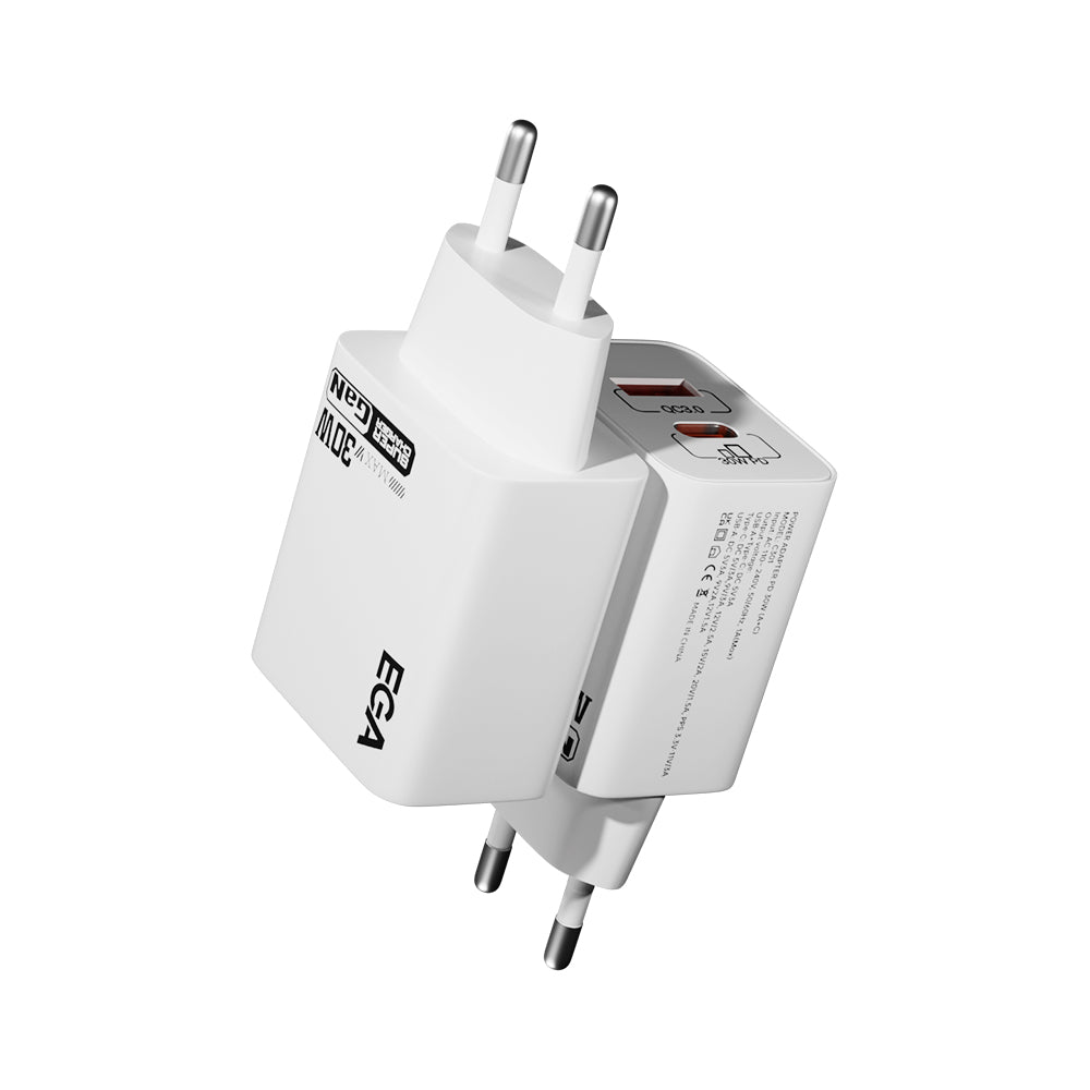 C301 30W PD dual port fast charger