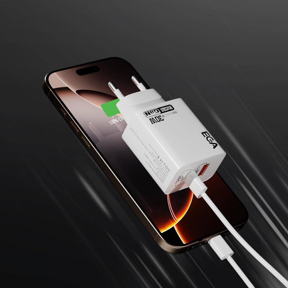 C301 30W PD dual port fast charger