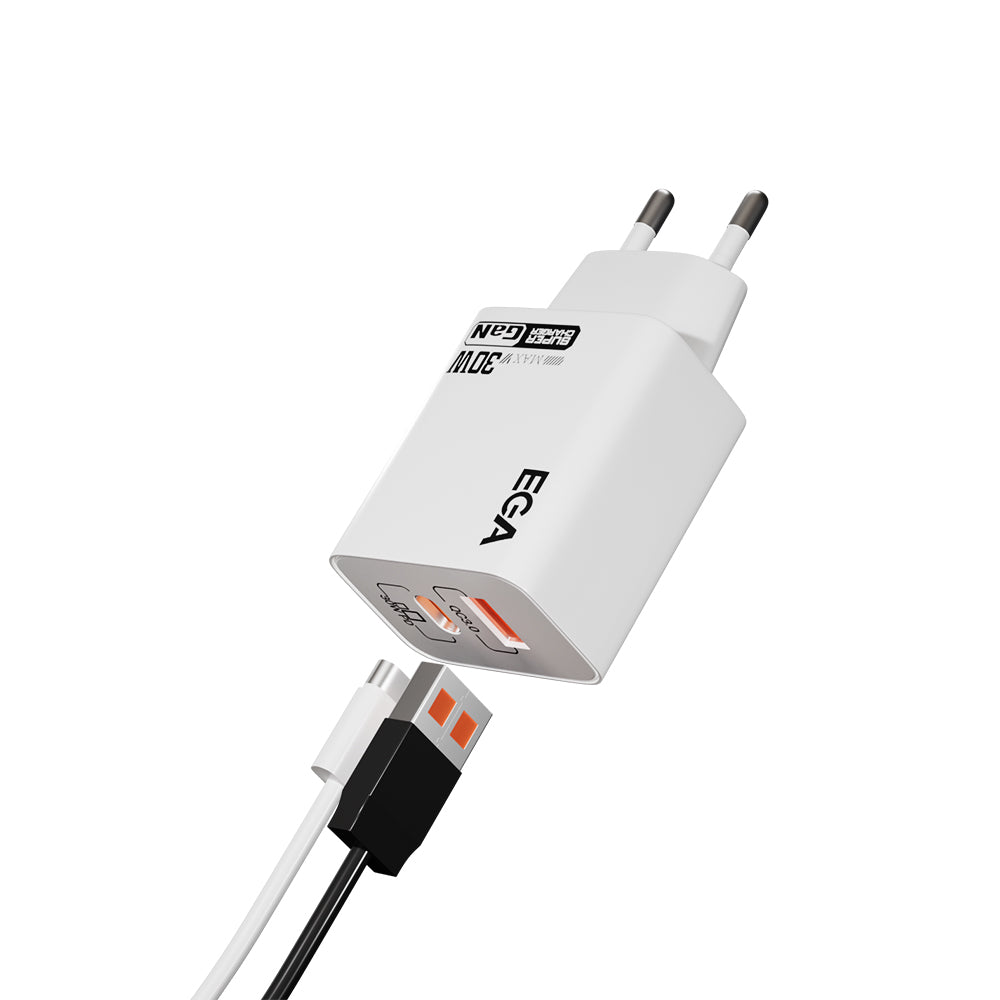 C301 30W PD dual port fast charger