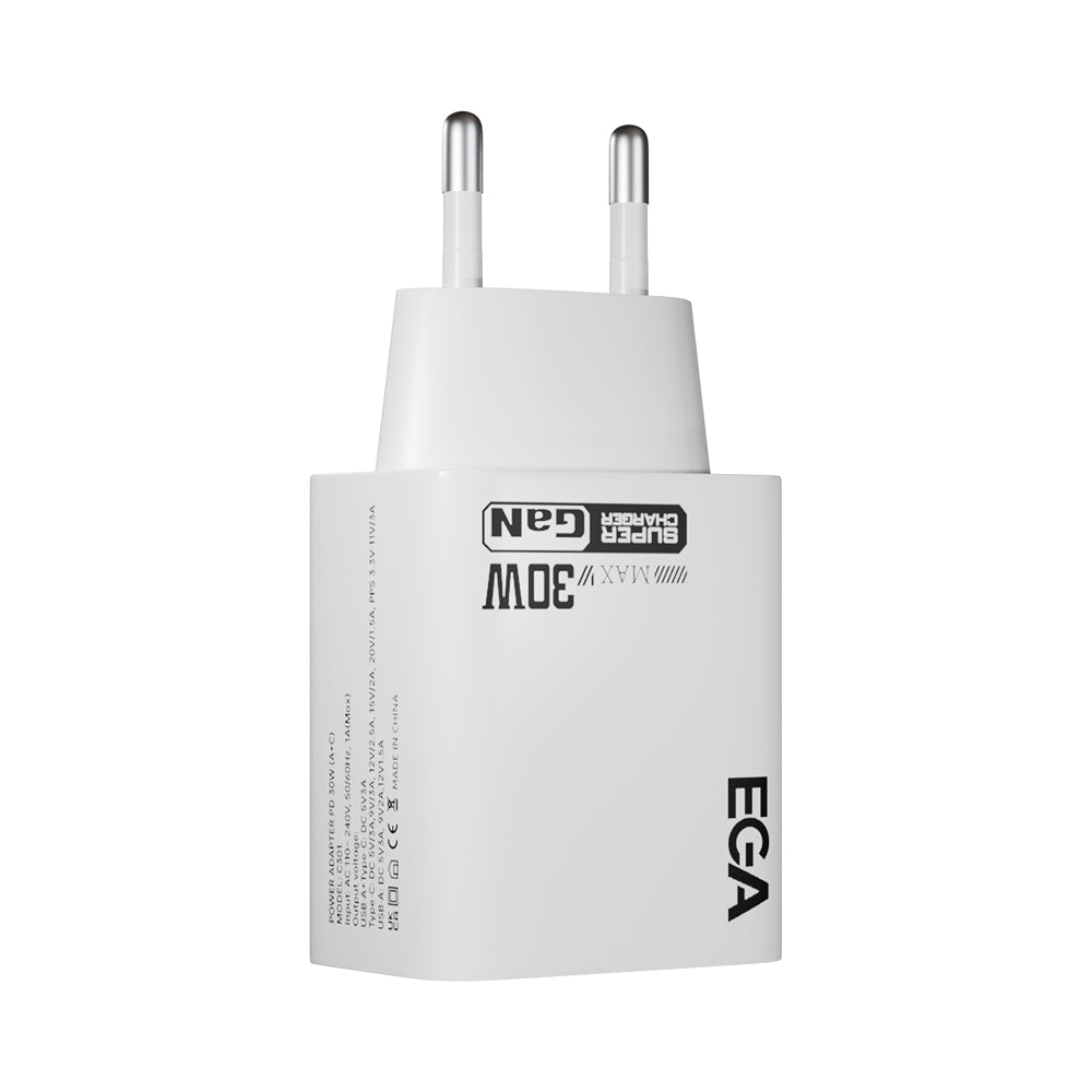 C301 30W PD dual port fast charger